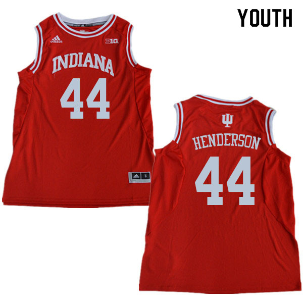 Youth #44 Alan Henderson Indiana Hoosiers College Basketball Jerseys Sale-Red